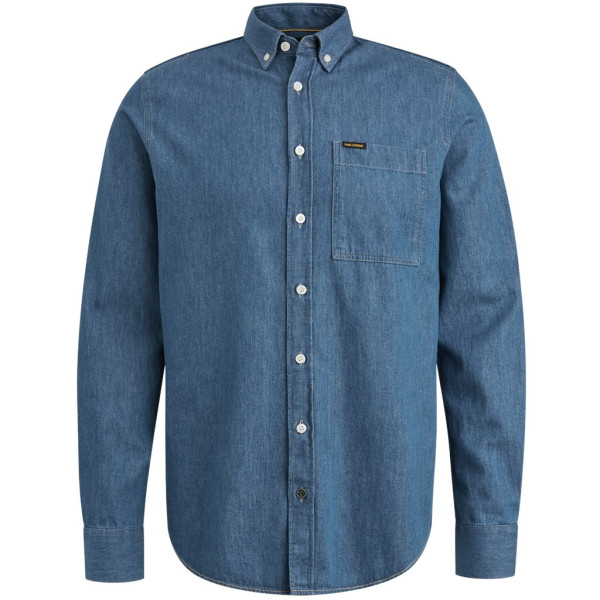 Long Sleeve Shirt Indigo Blue Denim