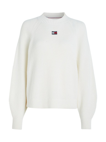 TJW BADGE MOCKNECK SWEATER