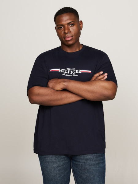 BT-HILFIGER CHEST STRIPE TEE-B