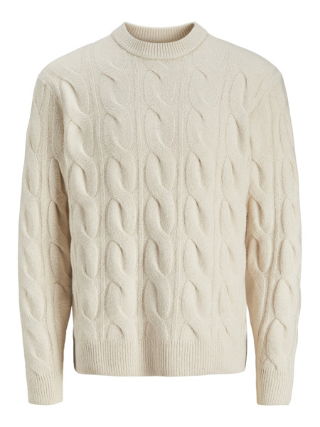 JORHENRY CABLE KNIT CREW NECK