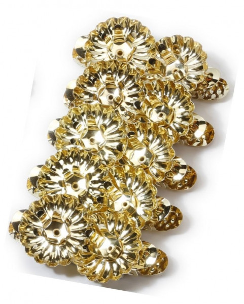 Kerzenhalter-Clip &quot;Gold&quot;, 10 tlg. 4cm