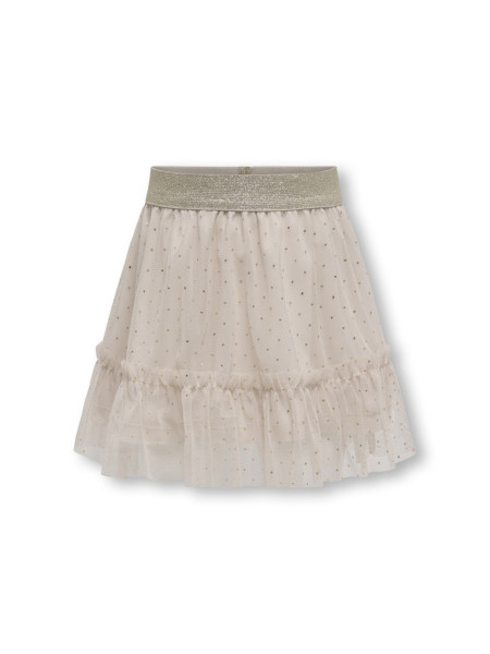 KMGADALINE GOLD DOT TULLE SKIRT JRS