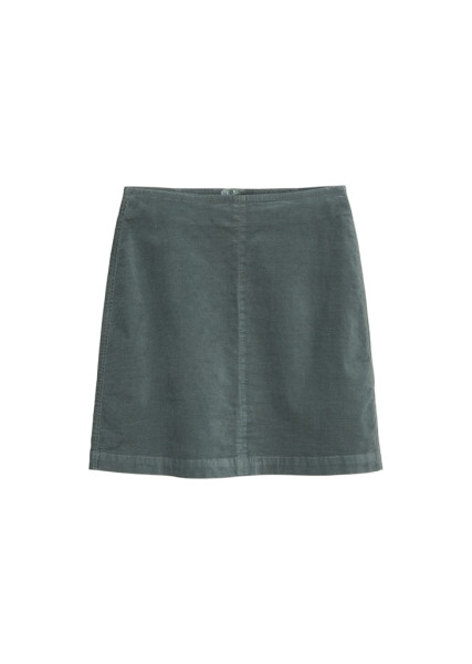 Skirt, A-shape, high waist, seam zipper at cb