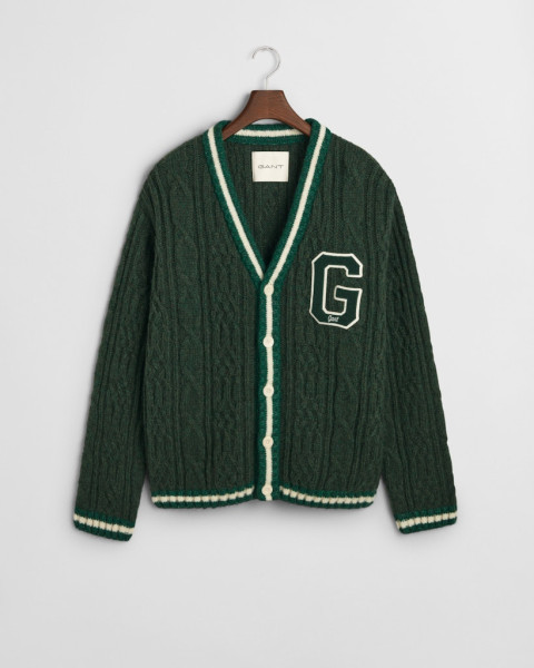 Seasonal G Zopfmuster Strickjacke