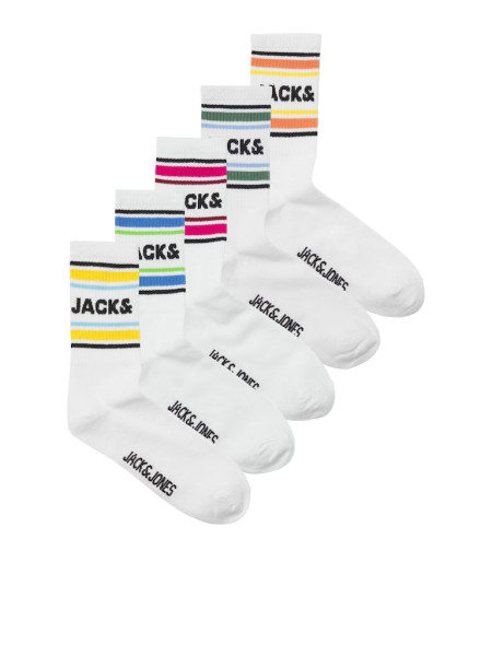 JACGAVIN TENNIS SOCKS 5 PACK JNR