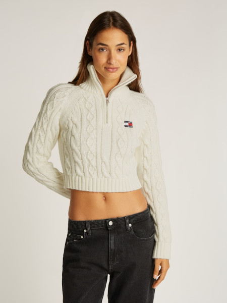 TJW REG 1/4 ZIP SWEATER