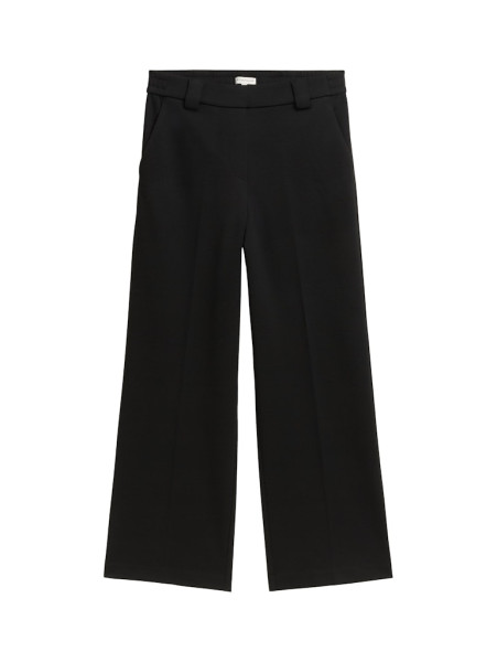 Cropped Hose mit geradem Bein