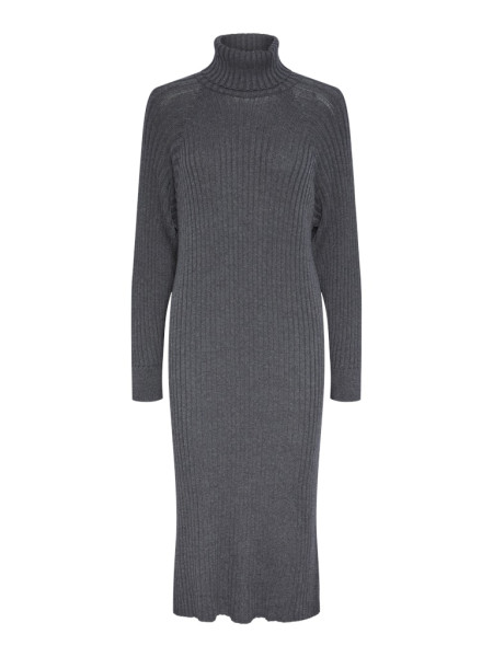 YASMAVI KNIT MIDI ROLLNECK DRESS NOOS