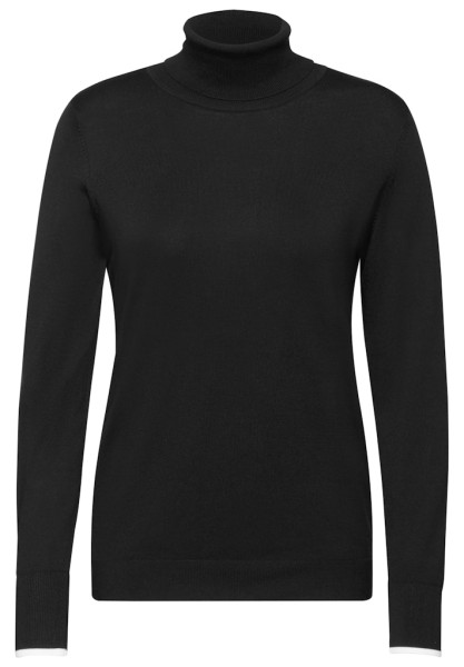 Basic Rollkragen-Pullover