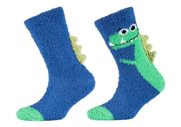 Children cosy fancy application Socks 2p