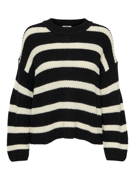 JDYJUSTY L/S STRIPE PULLOVER KNT NOOS