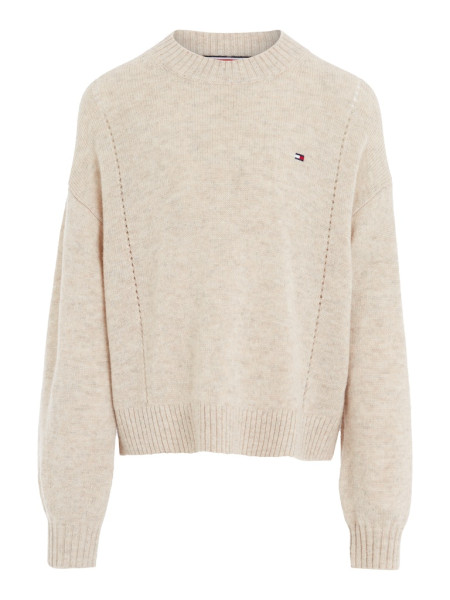 ESSENTIAL SOFT WOOL CNK SWEATER