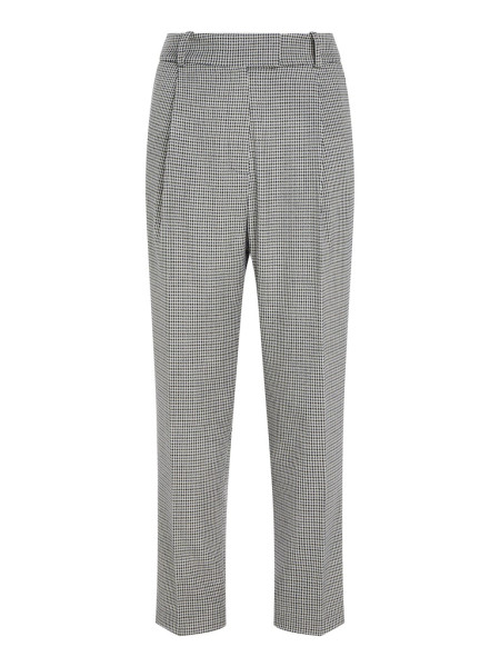 RELAXED TAPERED CHECK PANT