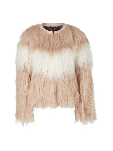 Outdoorjacke aus zotteligem Fun-Fur