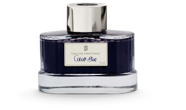 Graf von Faber-Castell 141001 Tintenglas Cobalt Blue, 75ml