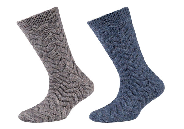 Children fancy warm viscose Socks 2p