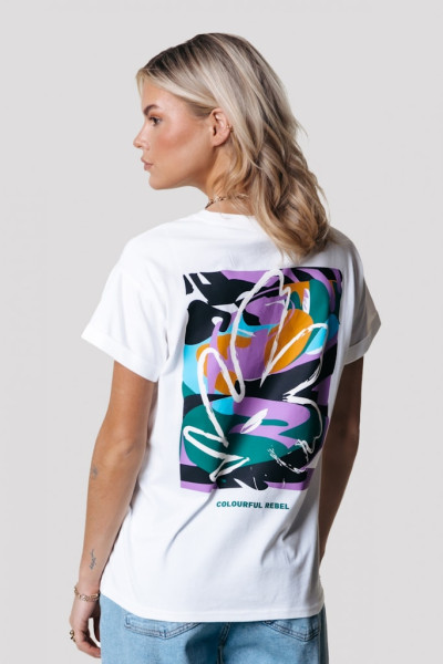 Abstract Flower Boxy Tee