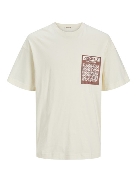 JORMYKONOS GEO FRONT TEE SS C.N LN