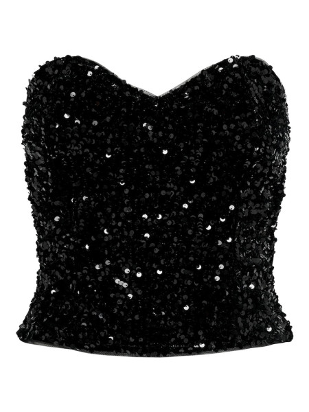 ONLCONFIDENCE SEQUINS HEART TOP JRS