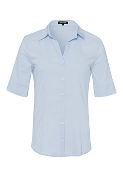 Baumwoll/Stretch Bluse hellblau