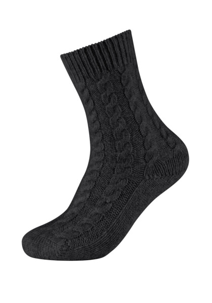 Women cosy cable stitch Socks 1p