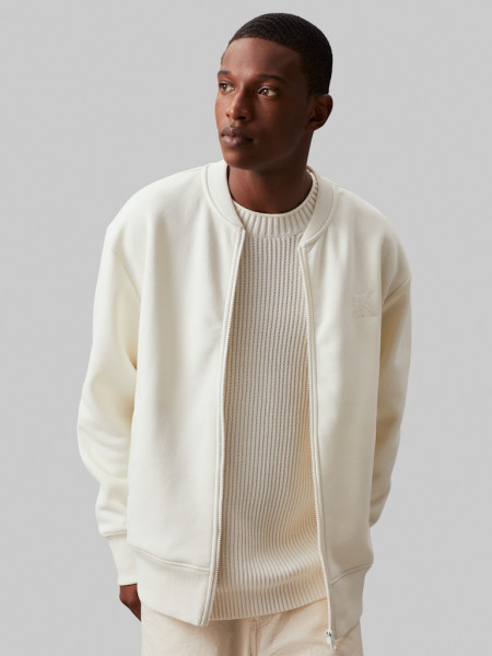 MONOLOGO APPLIQUE KNIT BOMBER