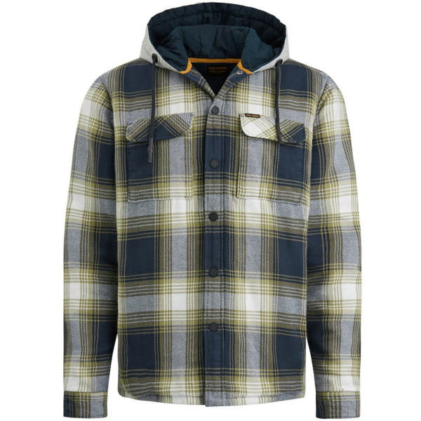 Long Sleeve Shirt Ctn Flanel Check Quilted