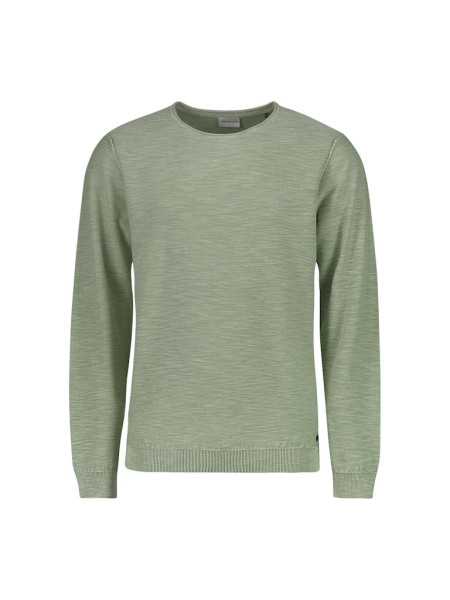 Pullover Crewneck Garment Dyed + Stone Washed