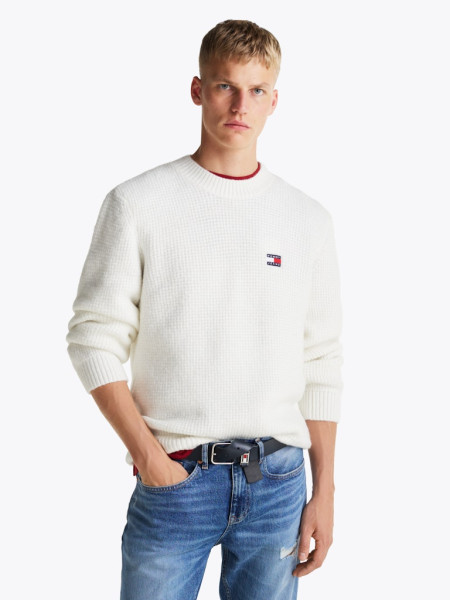 TJM REG WAFFLE SWEATER