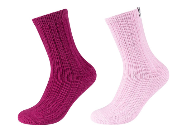 Unisex hygge sustainable rib Socks 2p