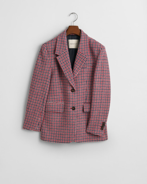 Regular Fit Houndstooth Blazer