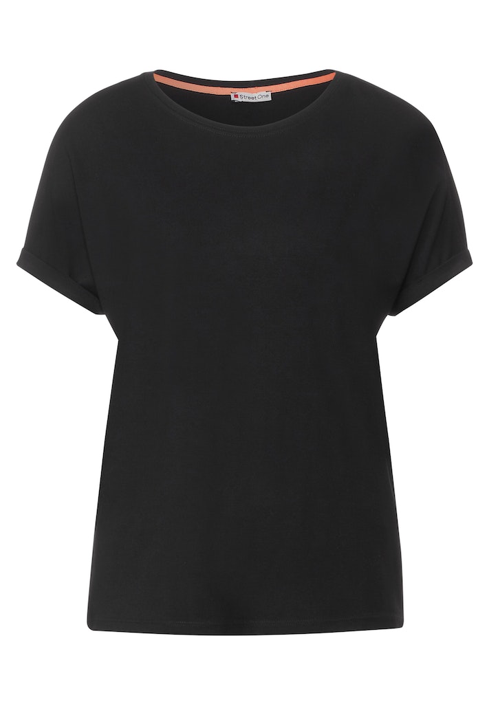 T-Shirt in Unifarbe | & Shirts Tops | | Damen Bekleidung Onlineshop Stackmann 