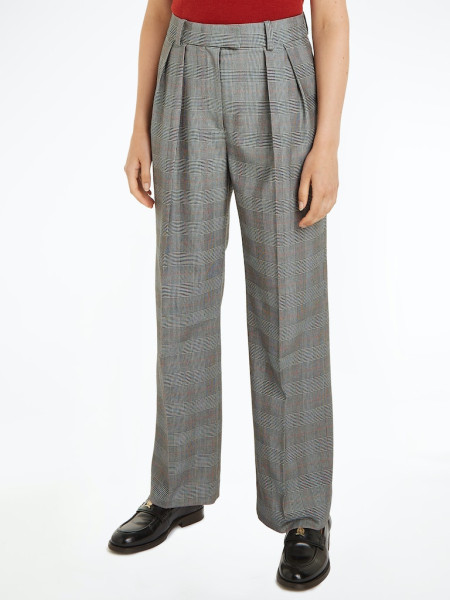 POW CHECK RELAXED STRAIGHT PANT