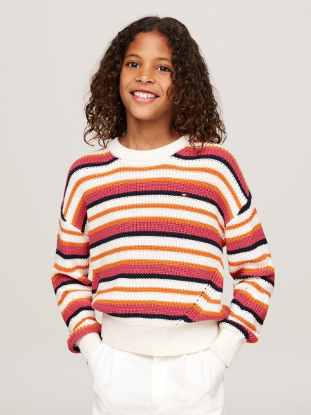 ESSENTIAL STRIPE SWEATER