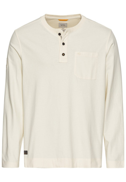 Langarm Henley aus Organic Cotton