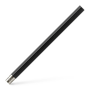 Graf von Faber-Castell 118646 5 Ersatzbleistifte Perfekter Bleistift, platiniert, Schwarz