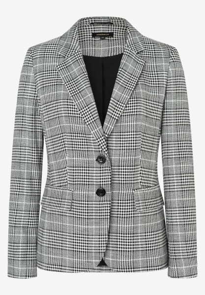 Glencheck Blazer schwarz/ecru Herbst-Kollektion