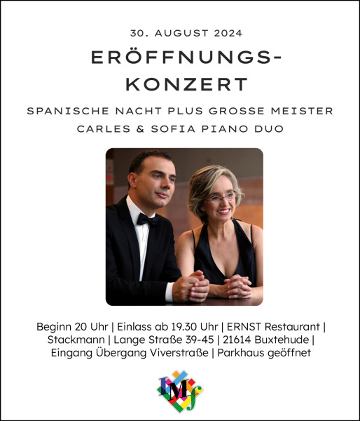 IMF Eröffnungskonzert 2024 - Carles &amp; Sofia Piano Duo